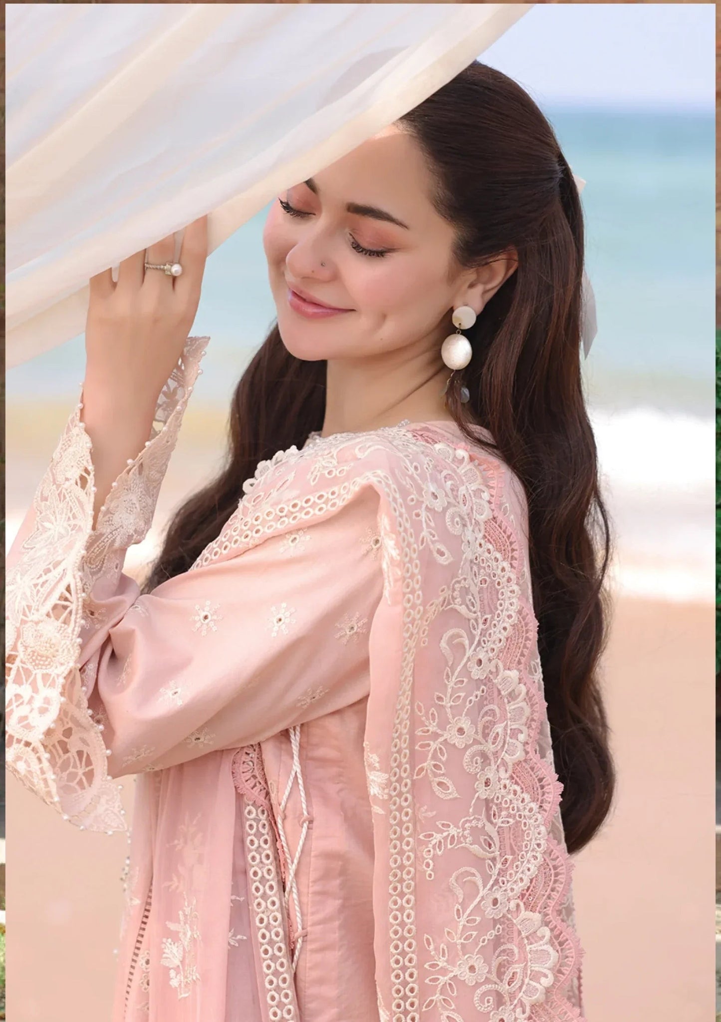 QN1042 - Imrozia Serene Hania Luxury Lawn 3Pc Suit