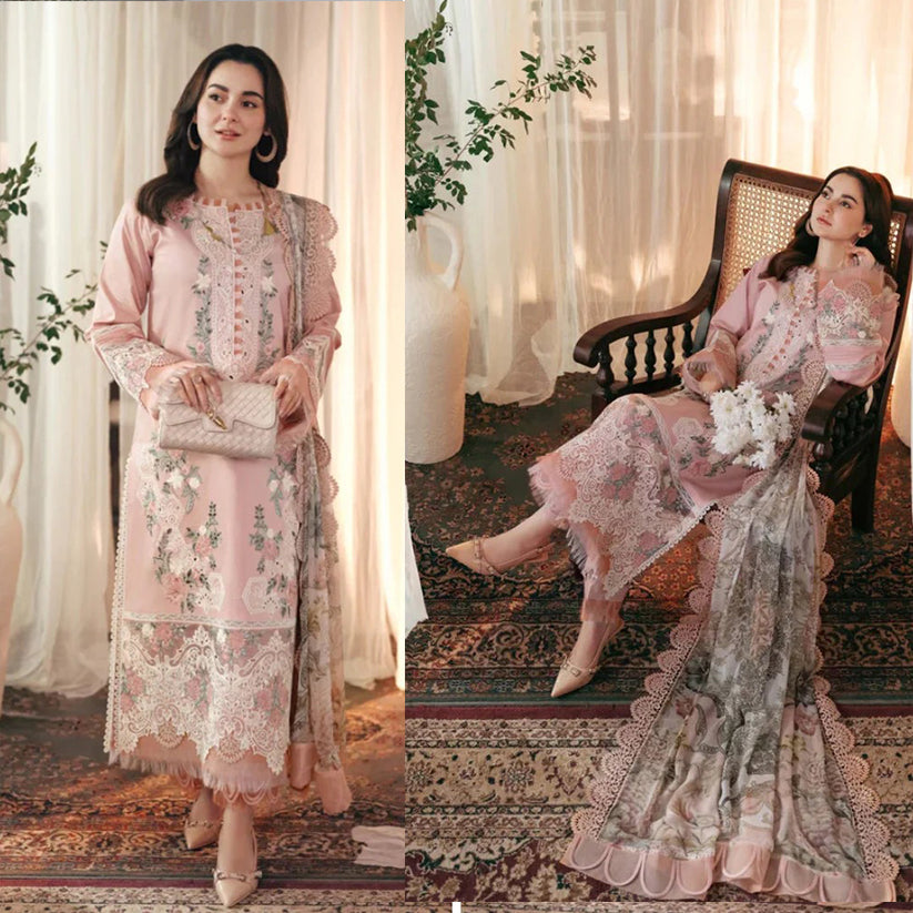 QN1053 - Jade 3PC Lawn Chickenkari Embroidered Suit