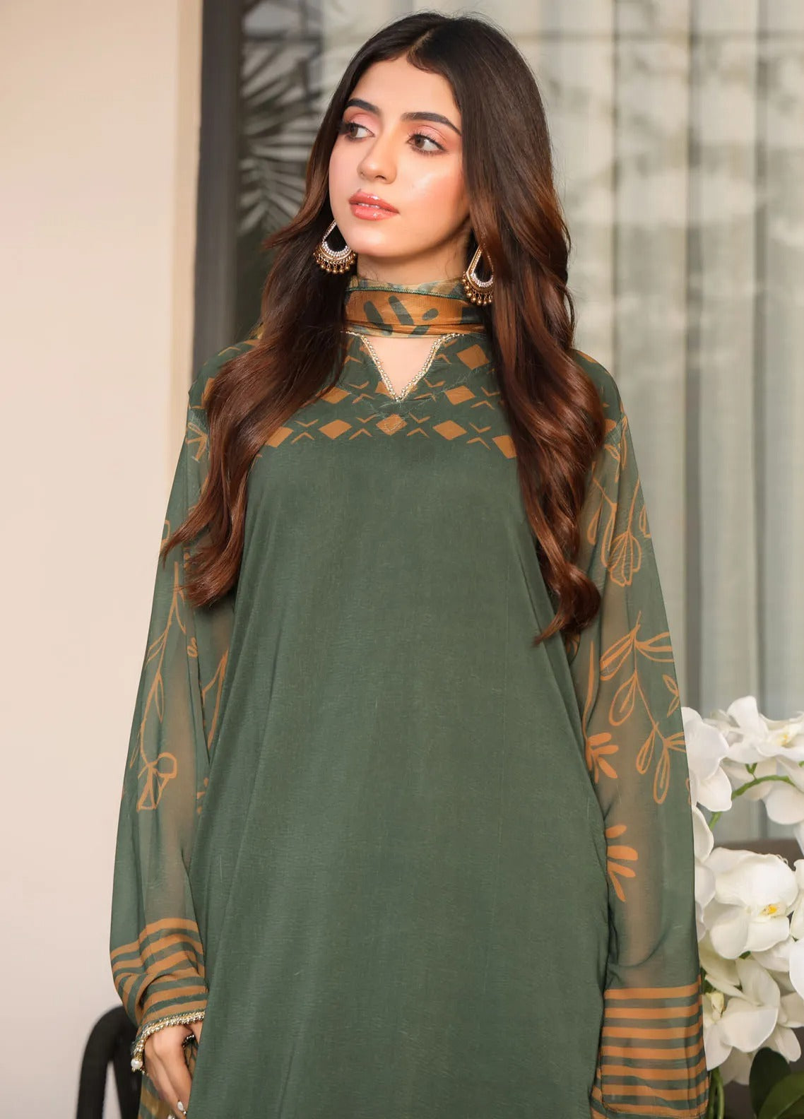 QN1099-Summer Swiss lawn 3pc Unstitched