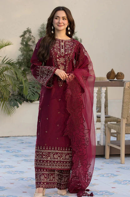 QN1050 - SUMMER Allys 3PC Lawn Embroidered Suit