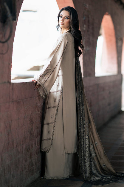 Jazmin - Winter 3PC Dhanak Embroidered Suit -QN1117