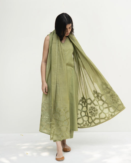 QN1015-SUMMER 3PC Lawn Shirt With Monar Embroidered Dupatta