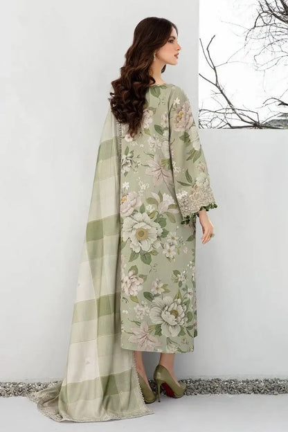 QN942- Winter 3PC Karandi Printed Suit