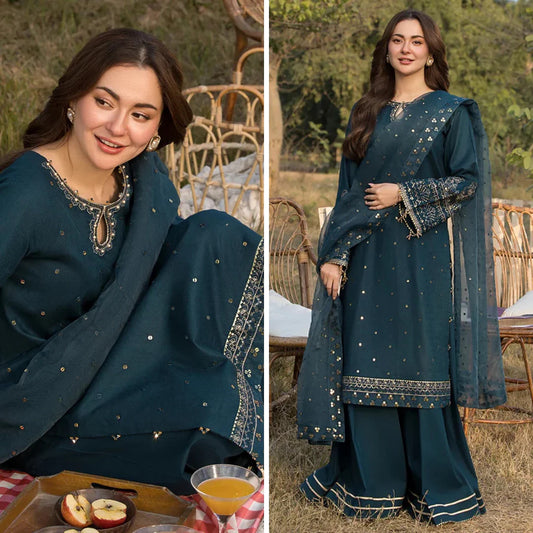 QN1051 -  SUMMER Allys 3PC Lawn Embroidered Suit