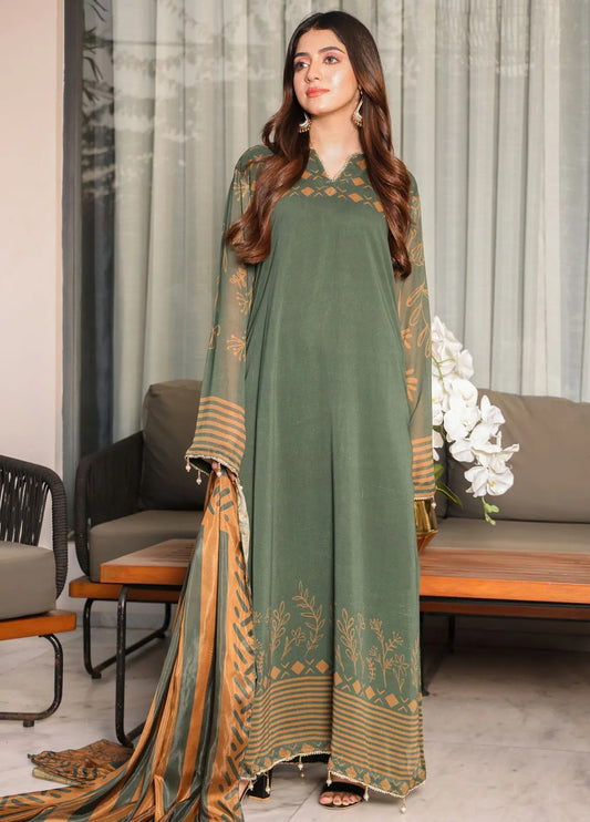 QN1099-Summer Swiss lawn 3pc Unstitched